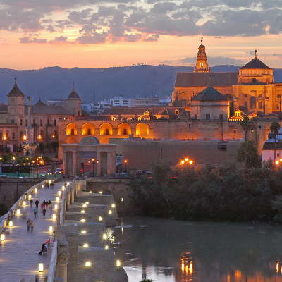 Espagne andalousie cordoue cathedrale nuit