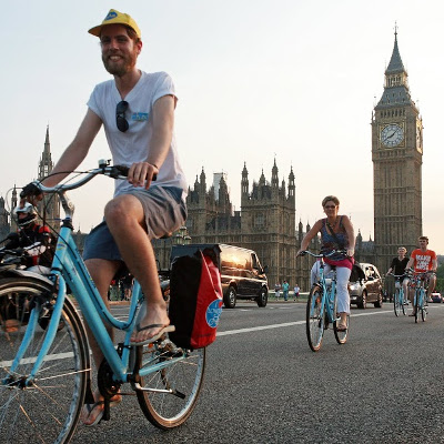 Grande Bretagne london bridge vélo