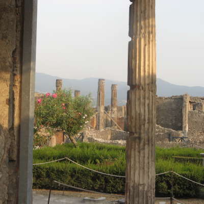 italie naples pompei colonne